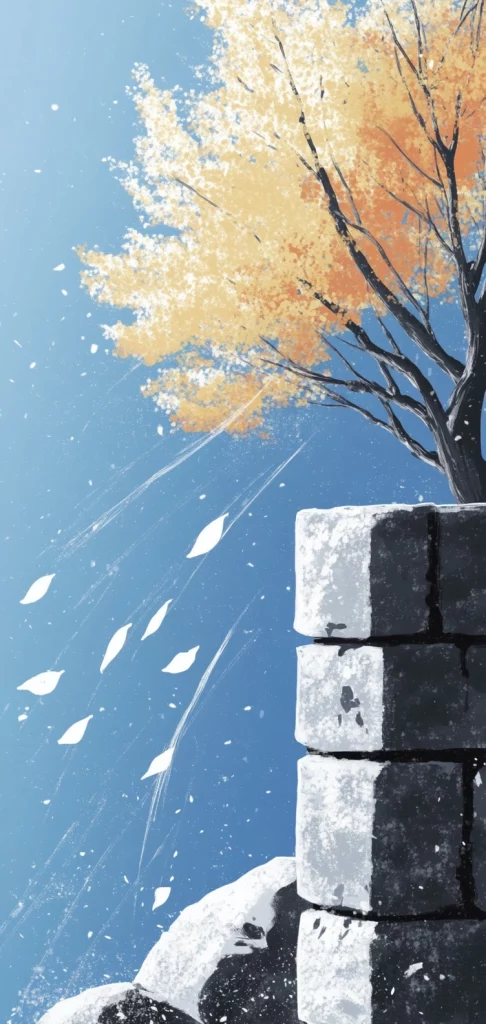 Luminous Cool-Toned Landscape - Modernism