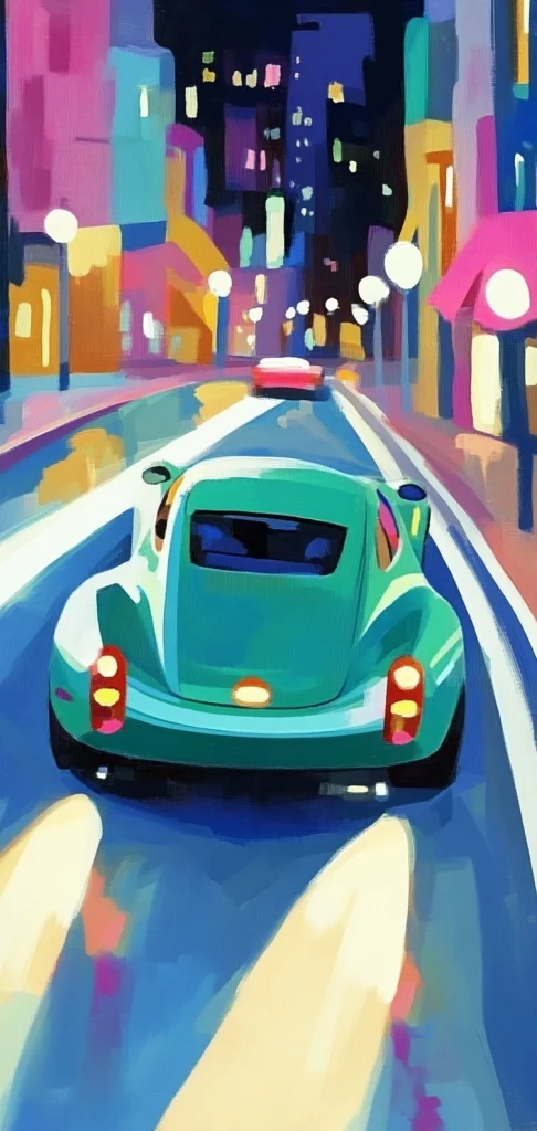 Vivid Color Contrast - Pop Art