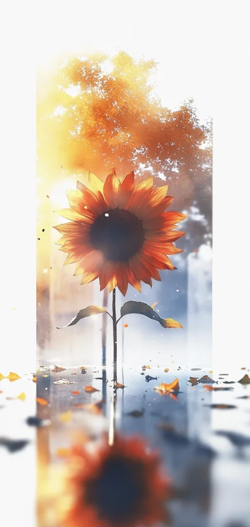 Radiant Autumn Illumination - Modernism