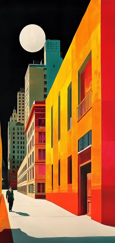 Vibrant Contrasting Color Blocks - High Contrast