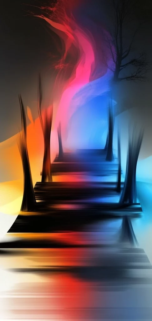 Intense Color Transitions - Modernism