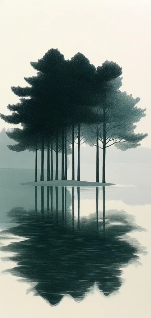 Muted Botanical Harmony - Warm Tone