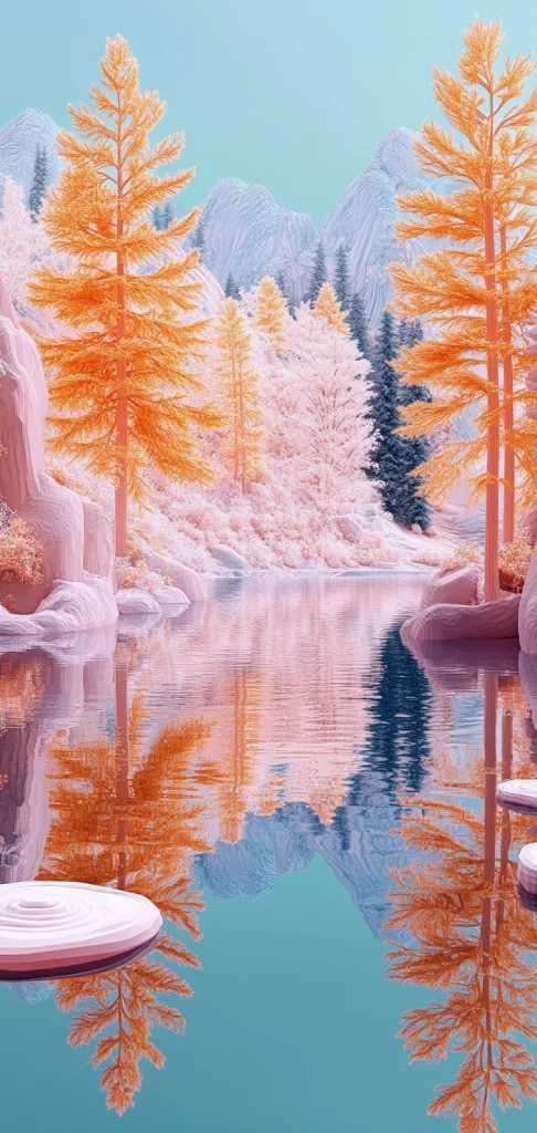 Pastel Floral Dreamscape - Modernism