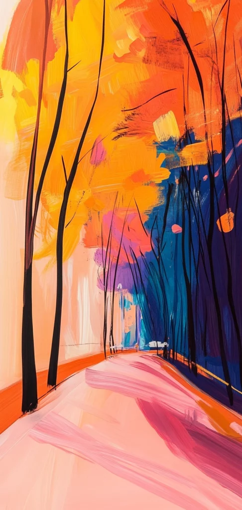 Vivid Abstract Landscapes - Modernism