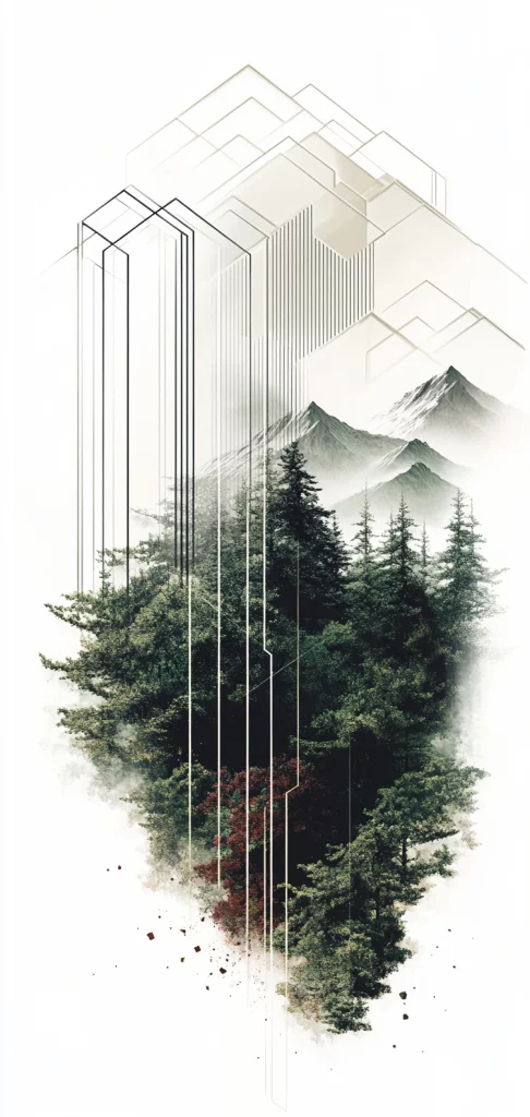 Soft Gradient Forest Imagery - Natural