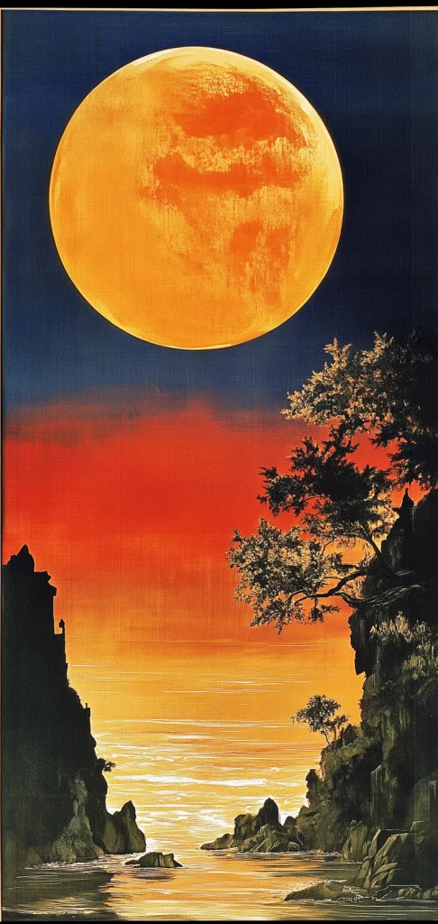 Vivid Sunset Palette - Illustration