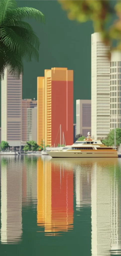 Vivid Reflective Landscapes - Modernism