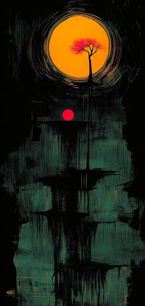 Vivid Contrasts and Silhouettes - Warm Tone