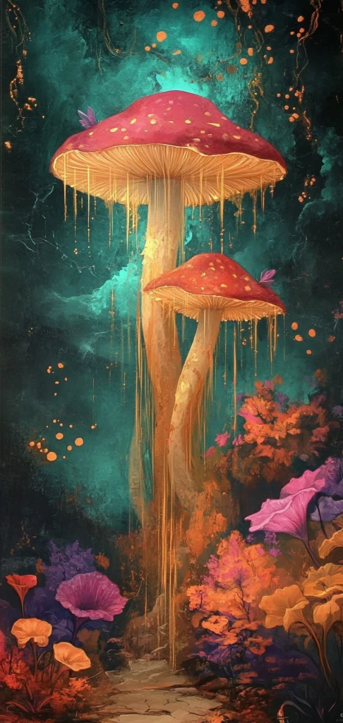 Vibrant Color Dreamscape - Vaporwave