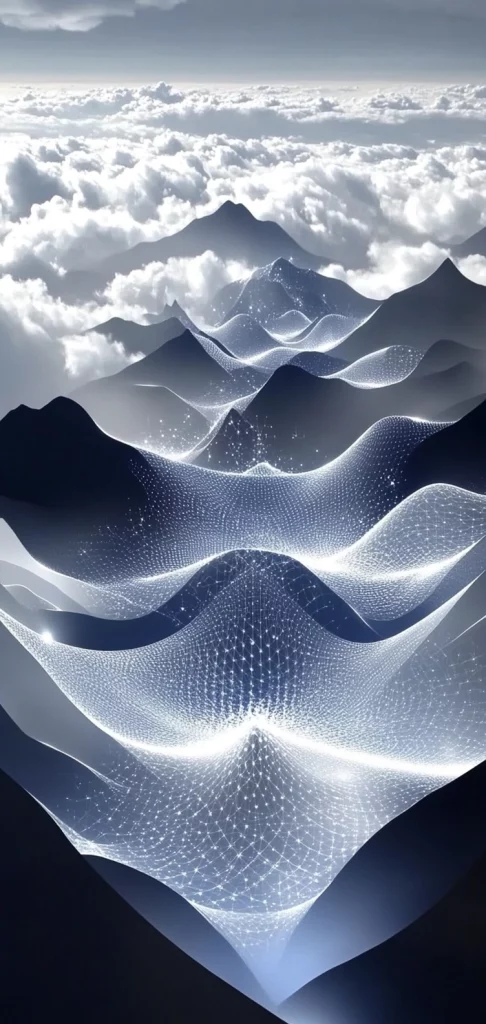 Luminous Monochrome Nightscape - Realism