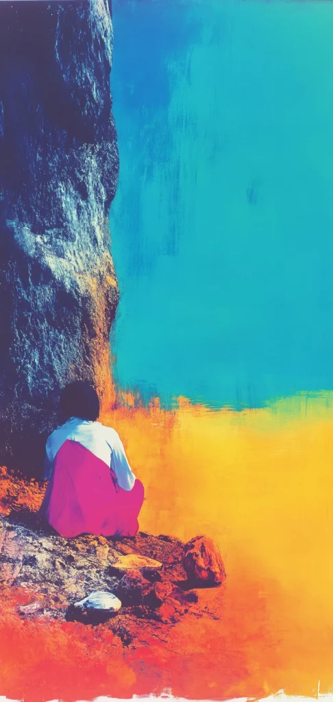 Vibrant Gradient Dreams - Vaporwave