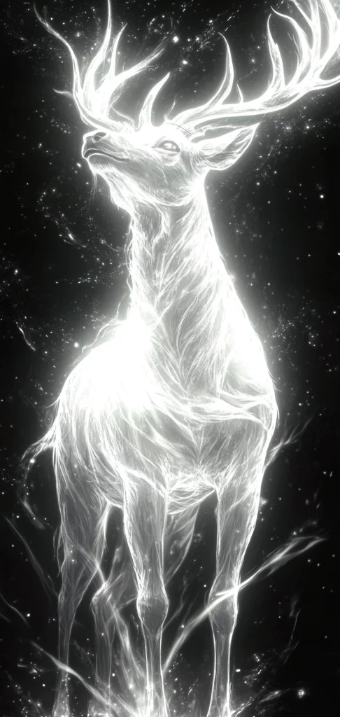 Luminous Monochrome Silhouettes - Illustration