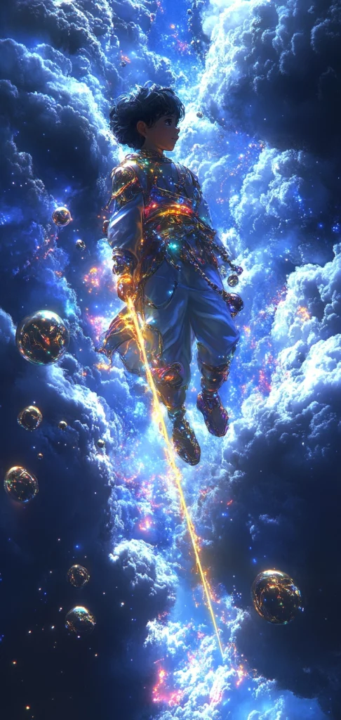 Luminescent Cosmic Dreamscape - Digital Art