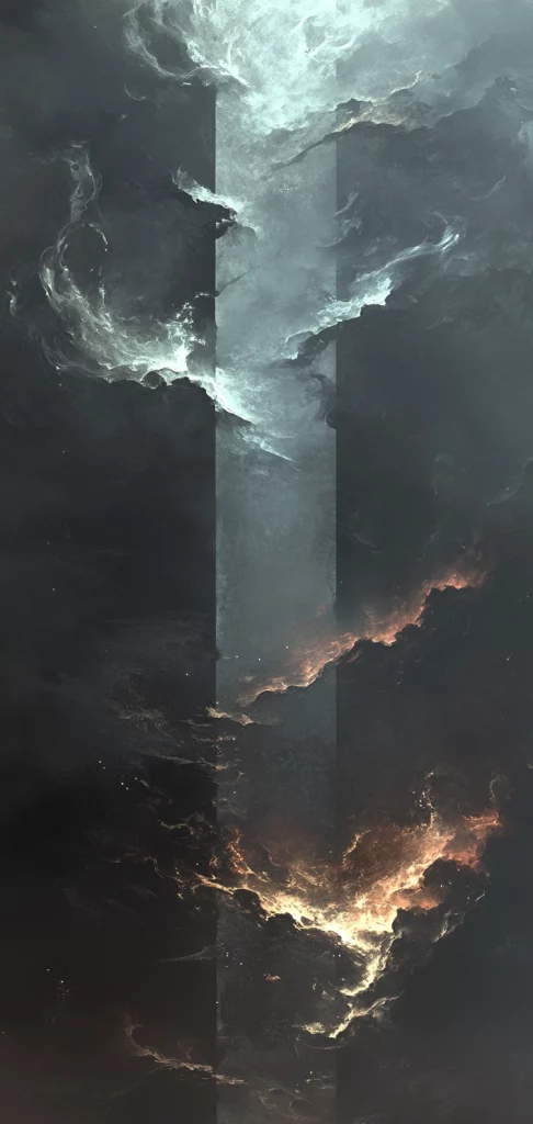 Luminous Shadow Aesthetic - Oil Painting