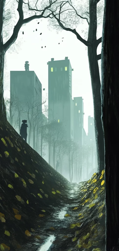 Monochrome Light Patterns - High Contrast