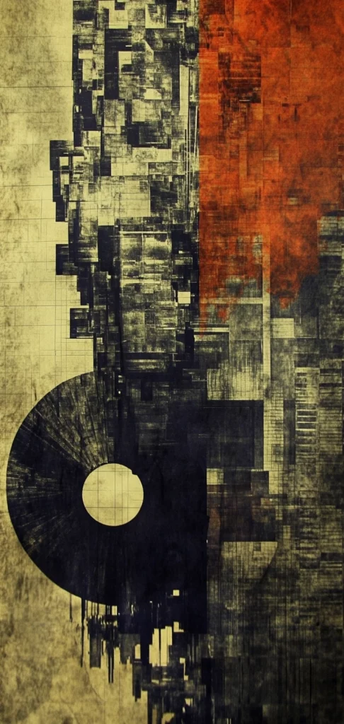 Rustic Monochrome Texture Contrast - High Contrast