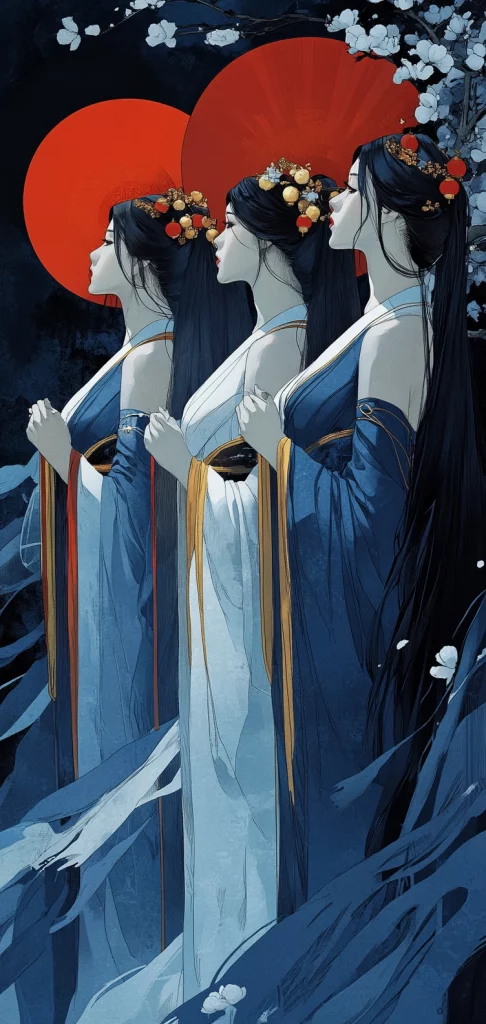 Bold Red Blue Contrasts - Natural