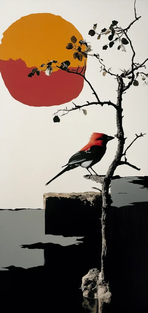 High Contrast Tree Silhouette - Silhouette