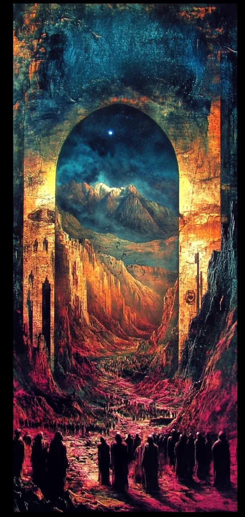 Vibrant Textured Contrast - High Contrast