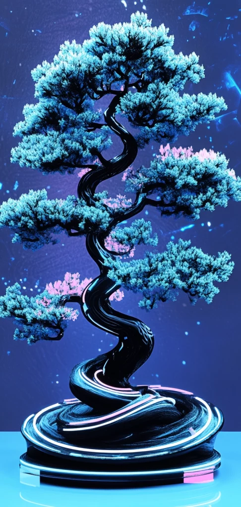 Neon Glow and Dark Contrast - High Contrast