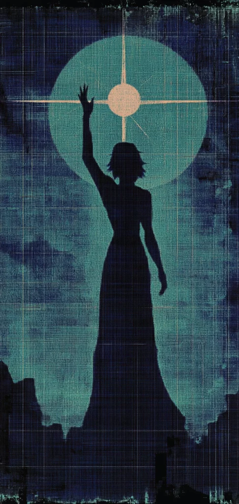 Dark Blue Cinematic Shadows - Retro