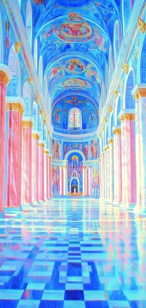 Vibrant Color Play and Reflection - Surrealism