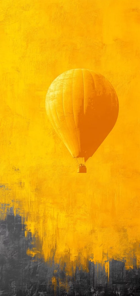 Vivid Contrast Composition - Abstract Art