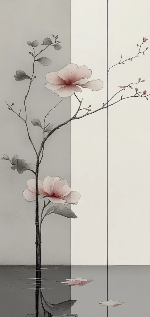 Muted Elegance with Natural Forms - Natural