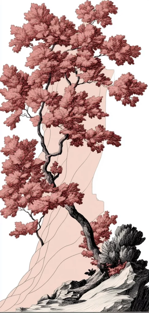 Sepia Ink and Soft Linework - Natural