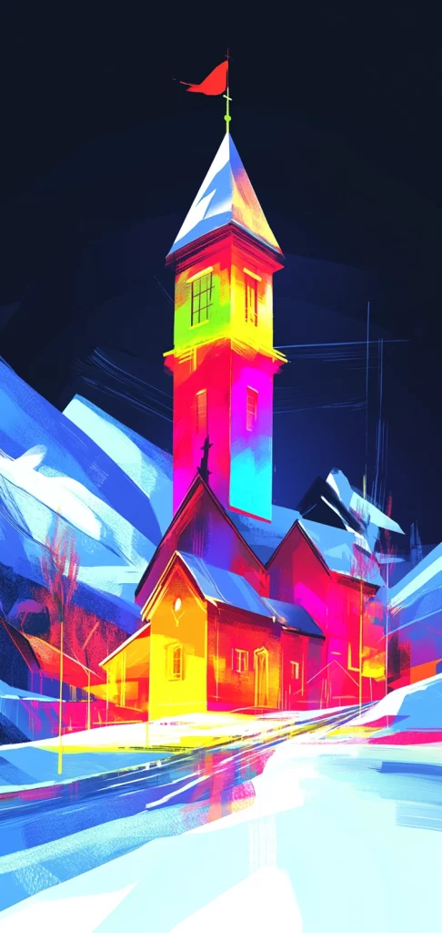 Colorful Gradient Illumination - Fluorescent Effect