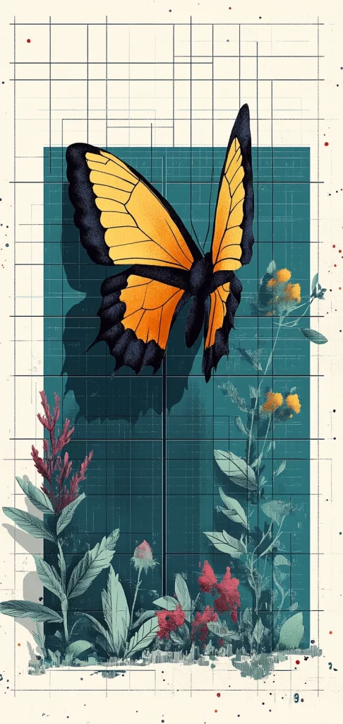 Geometric Color Play - Pop Art