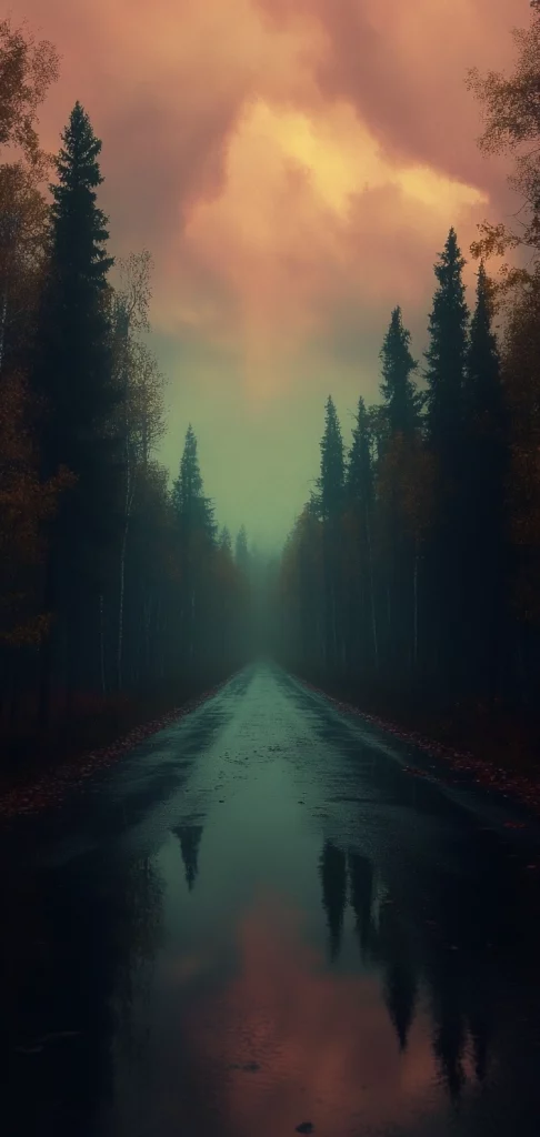 Moonlit Silhouette Harmony - Surrealism