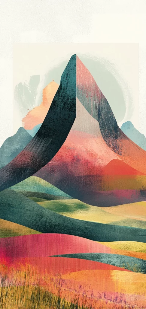 Vibrant Layered Gradients - Modernism