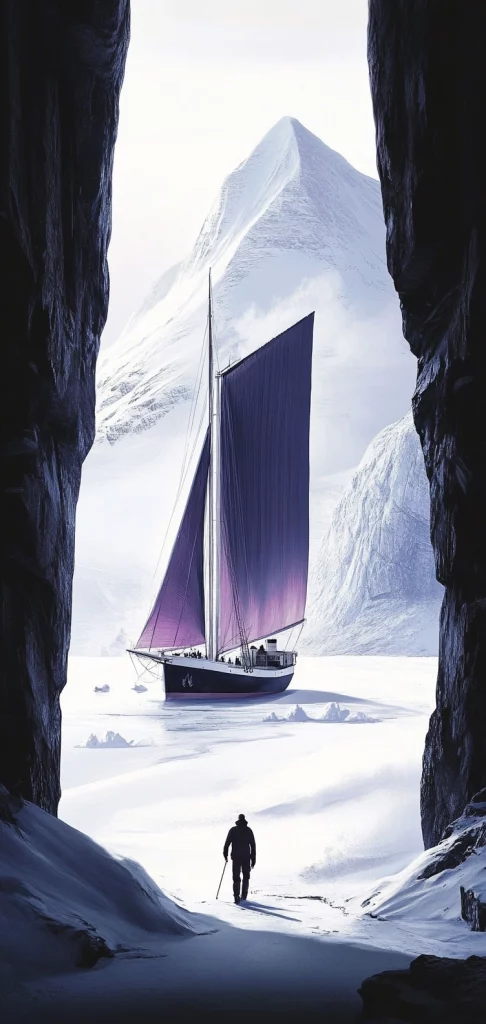 Cool Tone Landscapes with Silhouettes - High Contrast