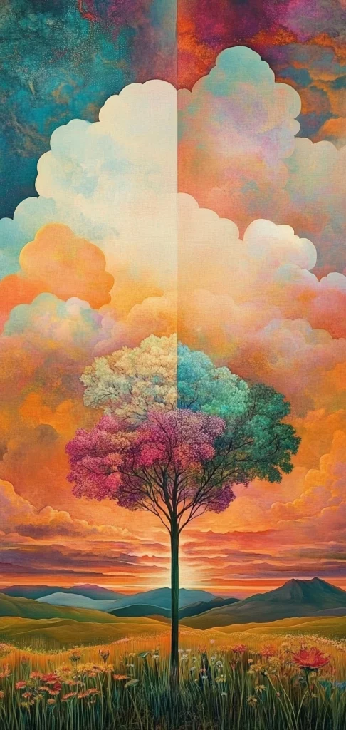 Vivid Warm Tone Blend - Surrealism