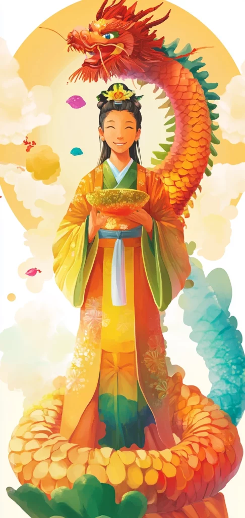 Vibrant Seasonal Fantasy - Illustration