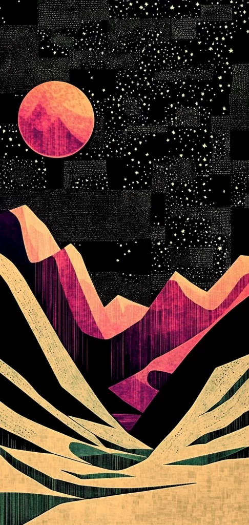 Contrasting Pastel Heatwave - High Contrast