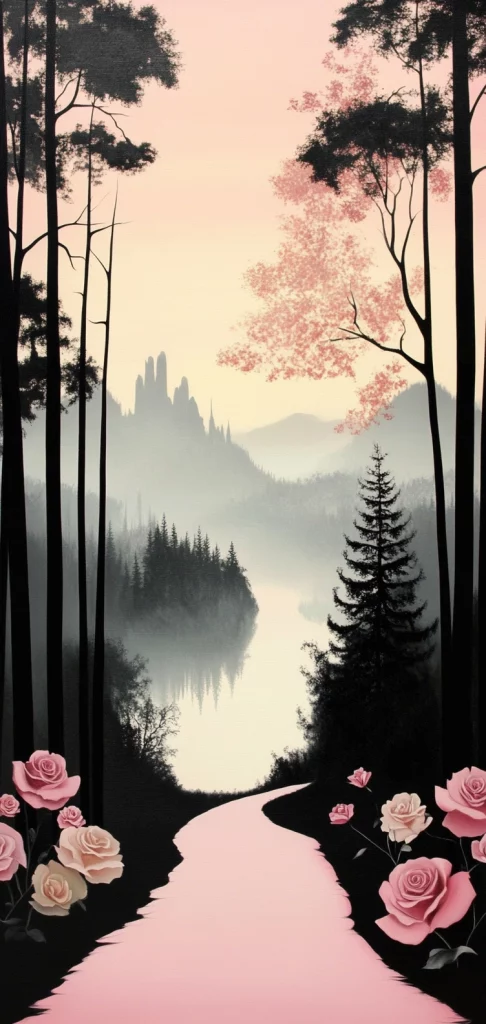 Pastel Pink Dream - Modernism