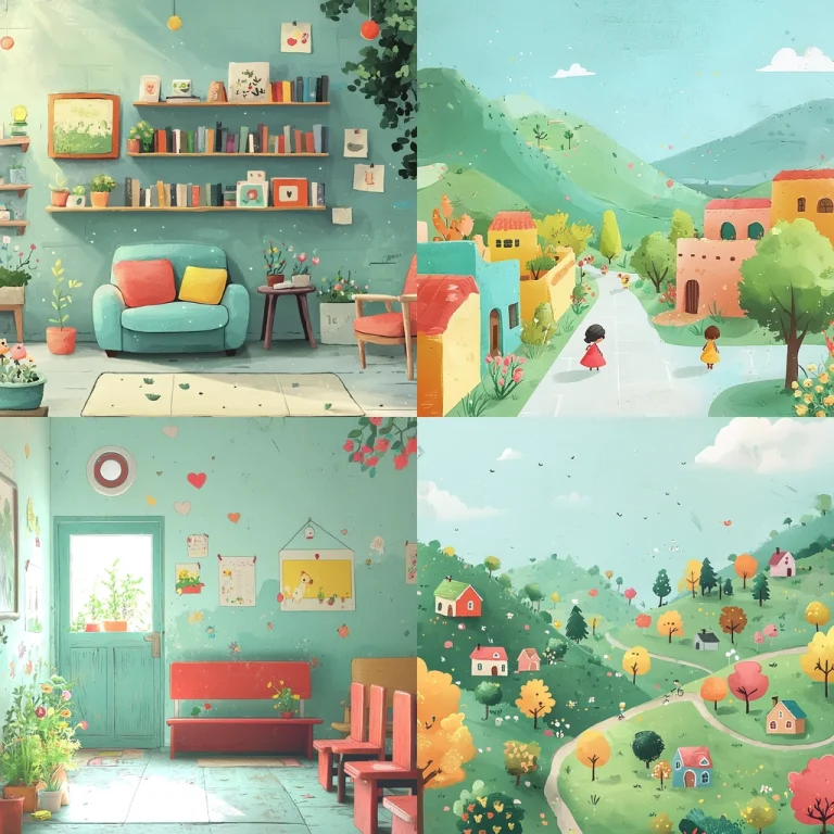 Pastel Warm Illustration - Midjourney style sref code