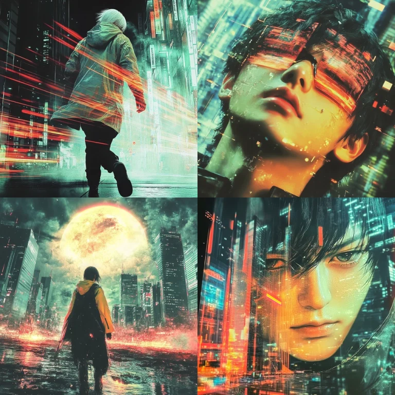 Neon Light Urban Cyber Realism - Midjourney style sref code