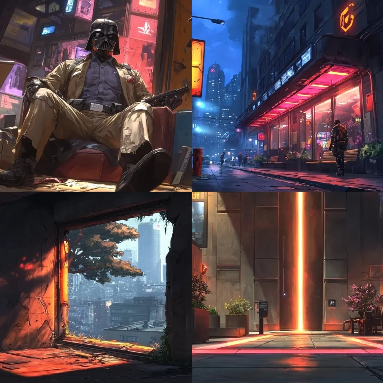 Indigo Neon Light Realism - Midjourney style sref code