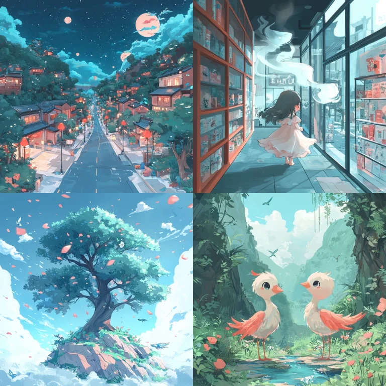 Vibrant Cyan Hue Extravaganza - Midjourney style sref code