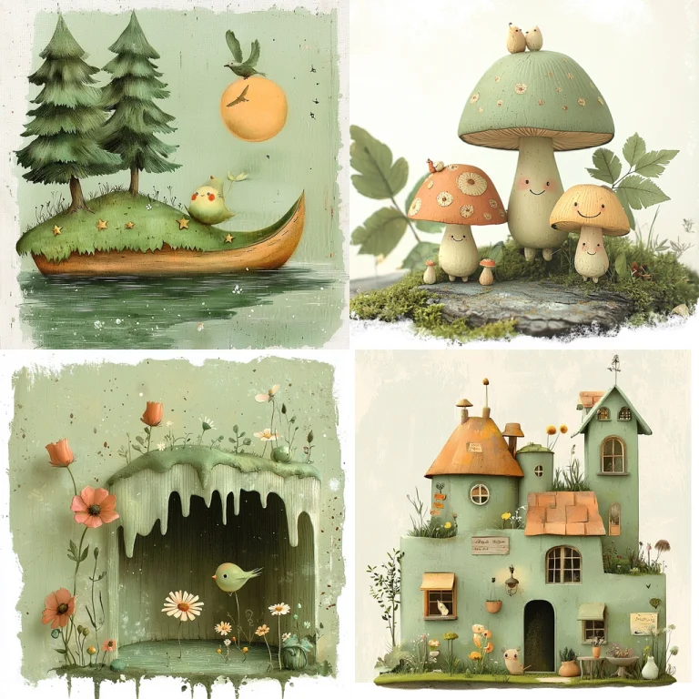 Soft Pastel Whimsy - Midjourney style sref code