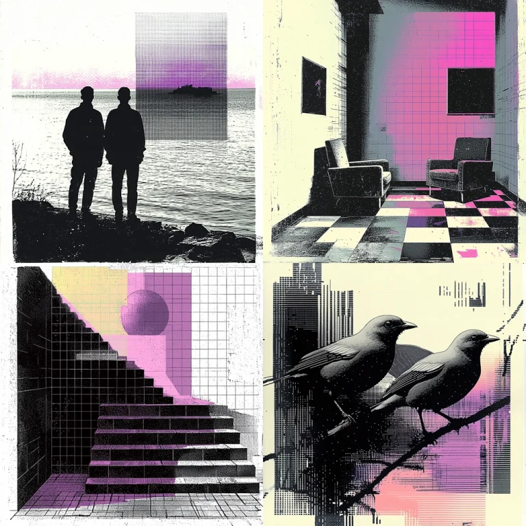 Monochrome Violet Gradient - Midjourney style sref code