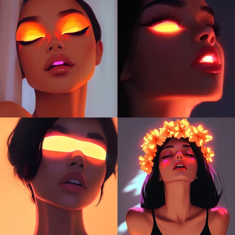Warm Glow Portrait Style - Midjourney style sref code