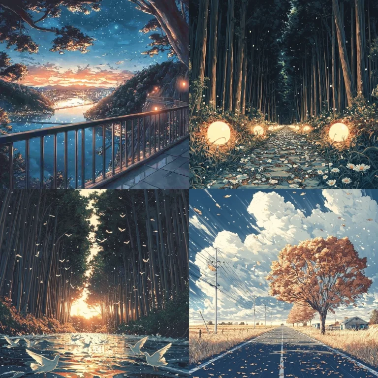 Illuminated Forest Twilight - Midjourney style sref code