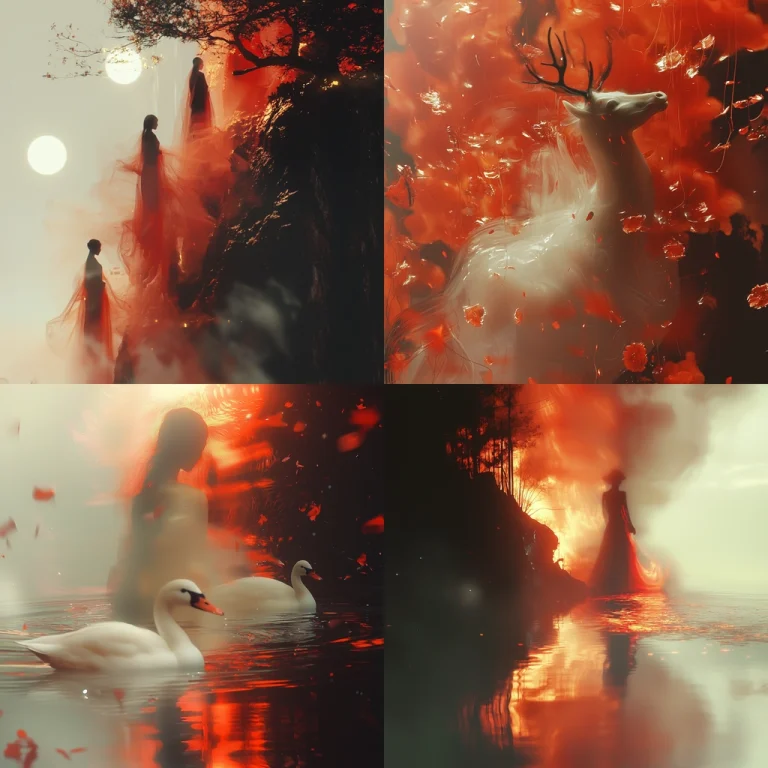 Muted Glow Red Contrast - Midjourney style sref code