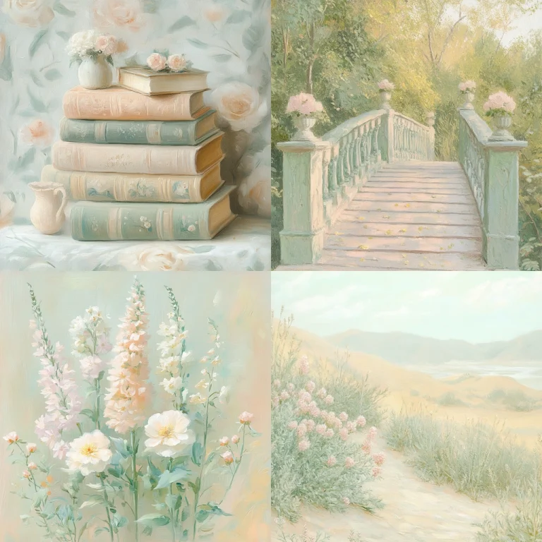 Pastel Oil Painting with Soft Contrast - Midjourney style sref code