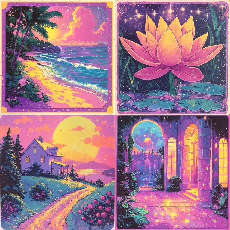 Neon Fantasy Illumination - Midjourney style sref code