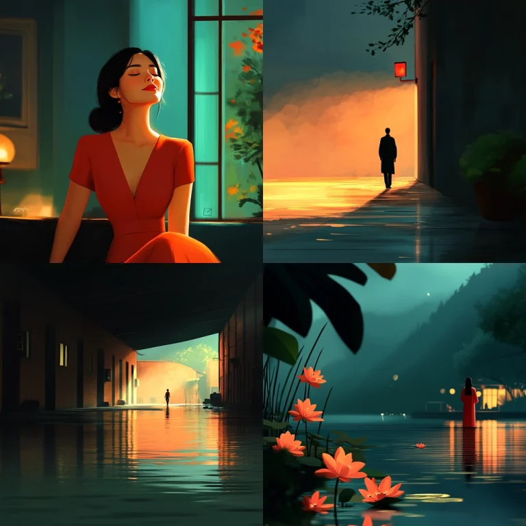 Warm Lighting with Reflective Surfaces - Midjourney style sref code